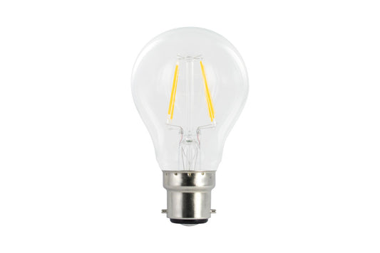 OMNI FILAMENT GLS BULB B22 470LM 3.4W 4000K NON-DIMM 320 BEAM CLEAR FULL GLASS INTEGRAL - ILGLSB22NE126