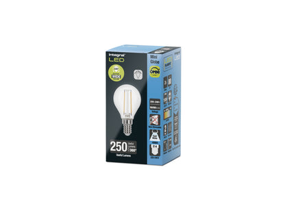 OMNI FILAMENT GOLF BALL BULB E14 250LM 2W 4000K NON-DIMM 320 BEAM CLEAR INTEGRAL - ILGOLFE14NE069