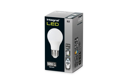 GLS BULB E27 1055LM 10.5W 4000K DIMMABLE 220 BEAM FROSTED INTEGRAL - ILGLSE27DE161