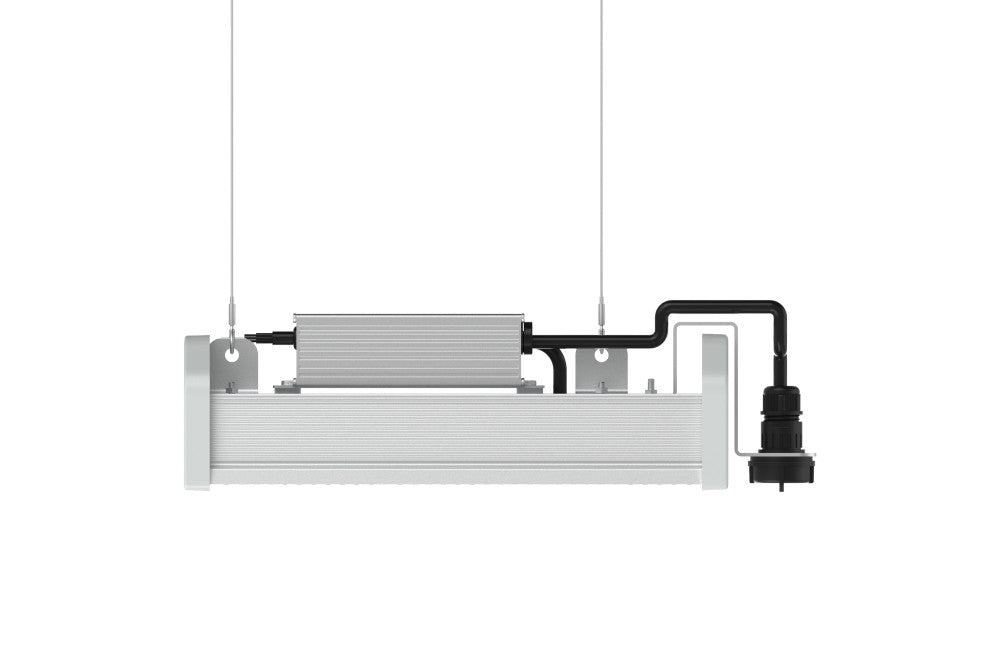 80W 0.3M VECTOR MAX LINEAR HIGH BAY IP44 IK10 14400LM 180LM/W 4000K 30x70° BEAM ZHAGA 18 PLUG-N-PLAY - ILHBL301