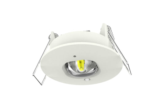 EMERGENCY COMPACT DOWNLIGHT 1W 120LM 3HR NON-MAINTAINED 38MM CUTOUT 5700K OPEN AREA SELF TEST INTEGRAL LED - ILEMDL074