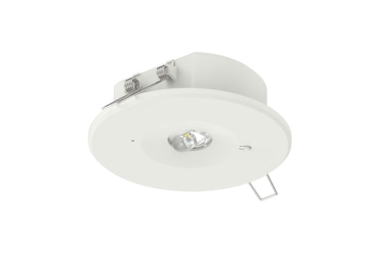 EMERGENCY DOWNLIGHT 1W 150LM 3HR NON MAINTAINED 75MM CUT OUT OPEN AREA AND CORRIDOR IP20 6000K SELF TEST INTEGRAL LED - ILEMDL070