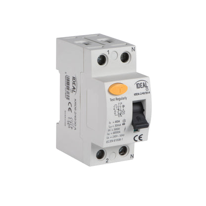 Residual-current circuit breaker, 2P KRD6-2