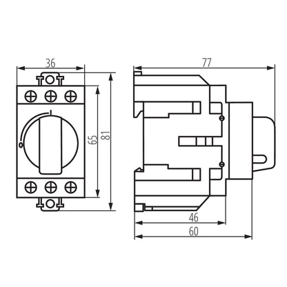 Modular switch disconnector KMI-R