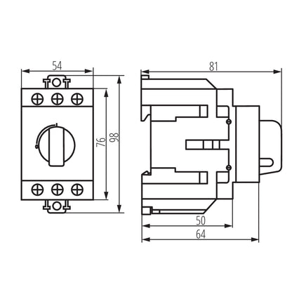 Modular switch disconnector KMI-R