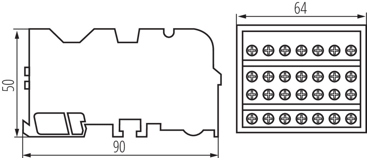 Distribution block KTB