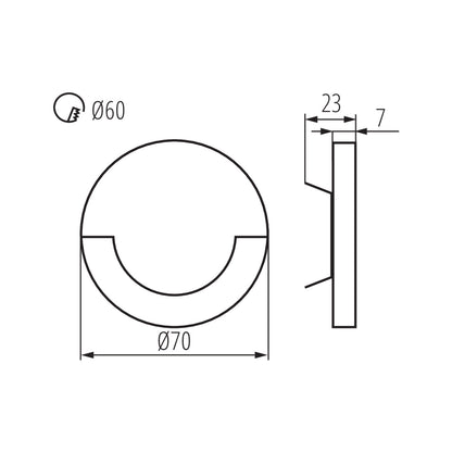 Staircase LED light fitting SOLA LED