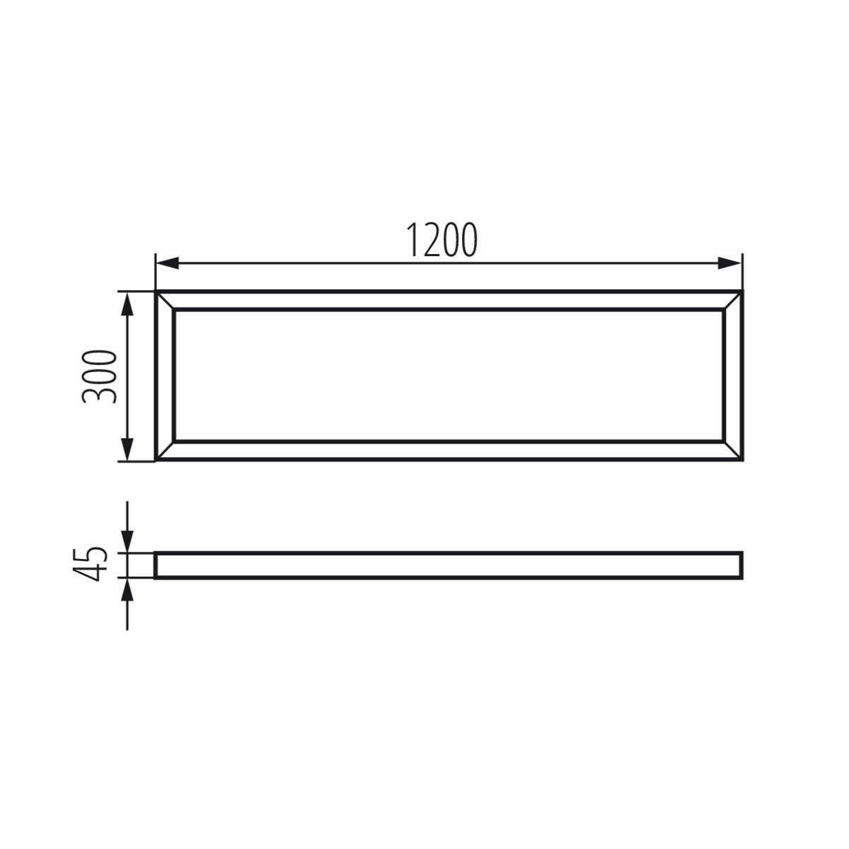 Surface-mounted frame ADTR