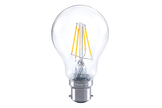 OMNI FILAMENT GLS BULB B22 470LM 4.2W 2700K DIMMABLE 320 BEAM CLEAR FULL GLASS INTEGRAL - ILGLSB22DC053