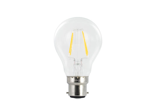 OMNI FILAMENT GLS BULB B22 470LM 3.4W 2700K NON-DIMM 330 BEAM CLEAR INTEGRAL - ILGLSB22NC002