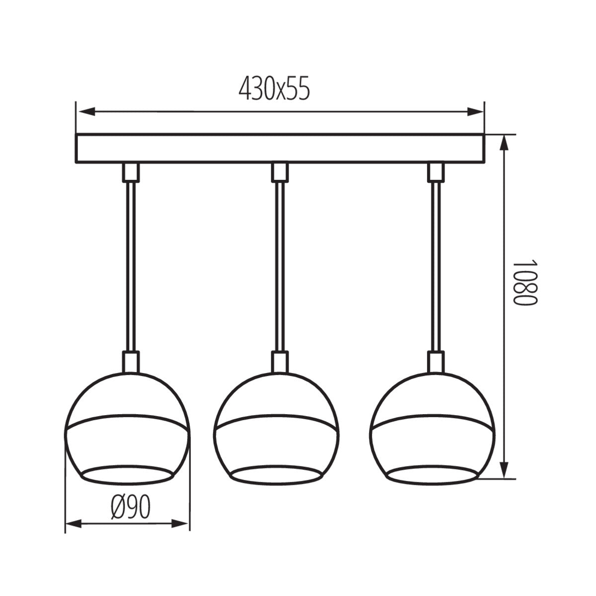 Pendant lamp GALOBA C