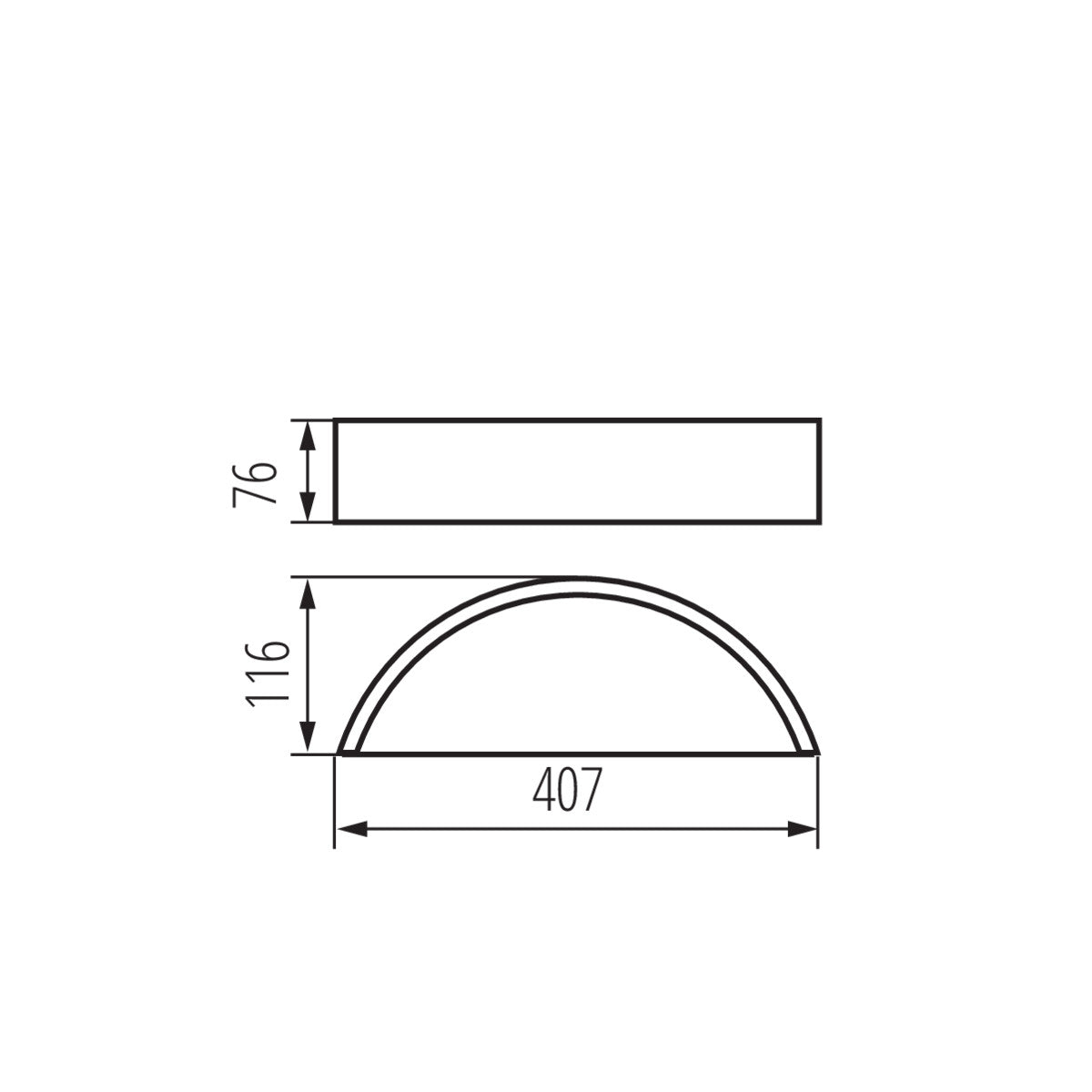 Wall-mounted light fitting JASMIN W