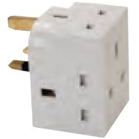 Adaptor, 3 Way Fused