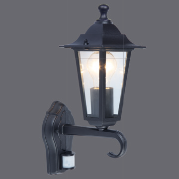 Lantern, Corniche Wall Lantern IP44, c/w Clear Glass Diffuser