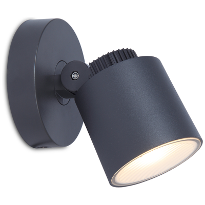 Wall Light, Explorer LED Wall 3000K IP54, c/w Clear Polycarbonate Diffuser