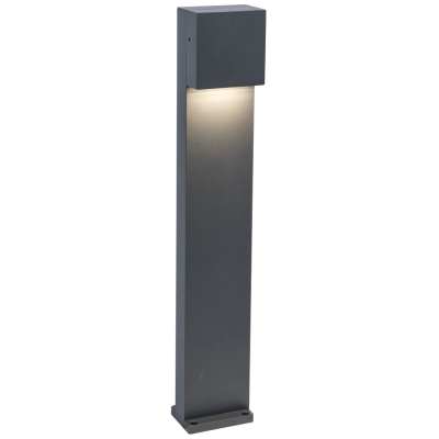 Bollard, Gemini XF LED 4000K 800lm IP54, c/w Clear Glass Diffuser