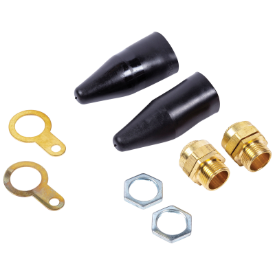 Cable Gland, Armoured BW c/w Locknuts & Shrouds, IP2X Pack=25