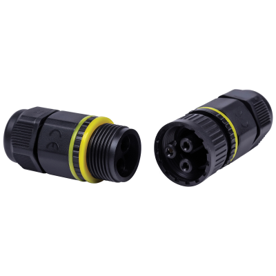 Cable Joint, 3 Pole & Socket Fast Fit Connector, Inline IP68