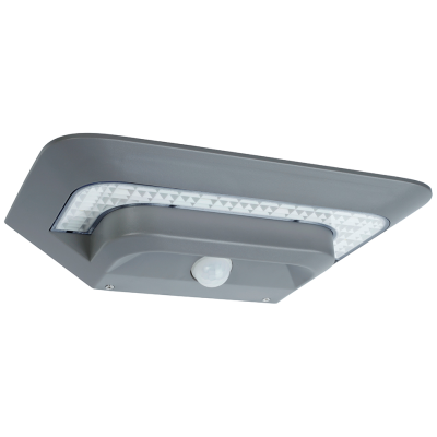 Wall Light, LED Solar 4000K 260lm, c/w Li-ion Battery 160 Triggers