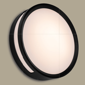 Wall Light, Rola LED 3000K 800lm IP54, c/w Opal Polycarbonate Diffuser