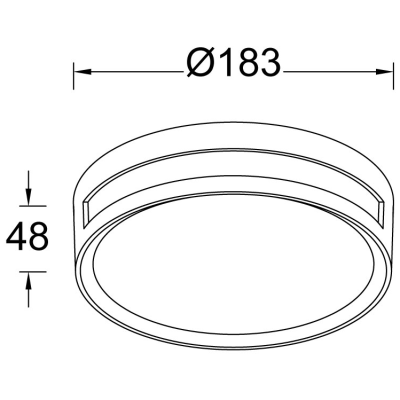 Wall Light, Rola Round LED 3000K IP54