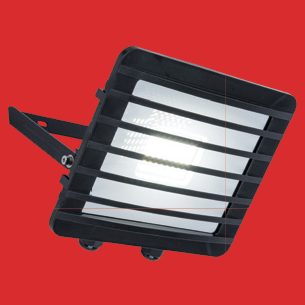 Floodlight, TEC30 LED 5000K IP54, c/w Louvre