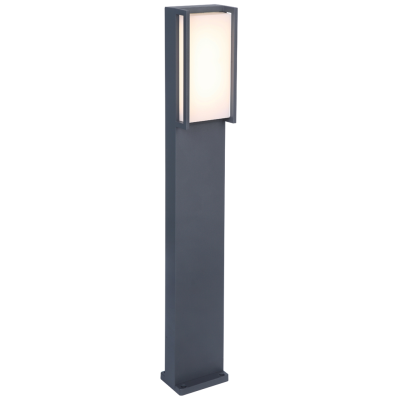 Bollard, Qubo 3000K LED Post IP54, c/w Opal Polycarbonate Diffuser