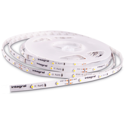 LED Strip, Flexible 60 LED/m 3528 SMD IP33, 115Deg 50mm Cut Points