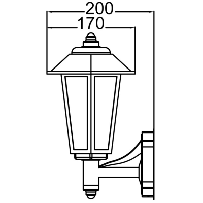 Wall Light, Grosvenor E27 IP44