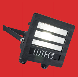 Floodlight, TEC10 LED 5000K IP54, c/w Louvre