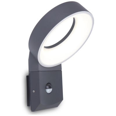 Wall Light, Meridian LED Wall 3000K IP54, c/w Opal Polycarbonate Diffuser