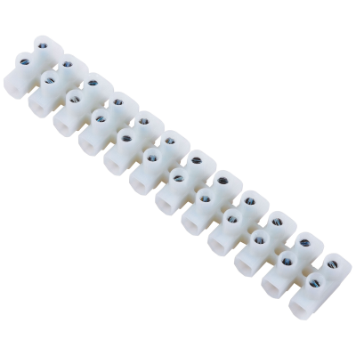 Connector, 12 Way Strip, Self Extinguishing