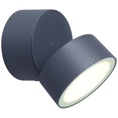 Wall Light, LED c/w Movable Spot Head, 4000K 840lm IP54