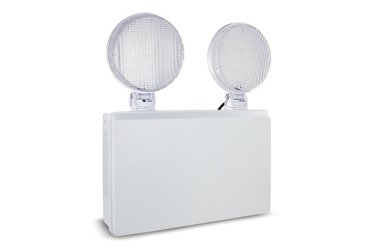 TWIN SPOT EMERGENCY LUMINAIRE 4W 400LM NON MAINTAINED IP20 6500K SELF TEST INTEGRAL LED - ILEMTS033