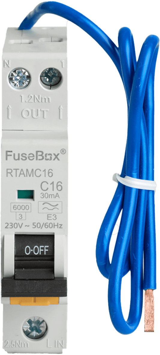 Fusebox *C16 MINI RCBO 6kA 1P+N (SW) 16A C  TYPE A RTAMC16