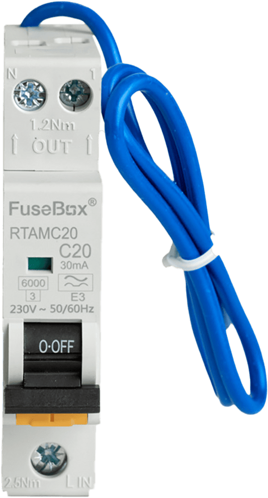 Fusebox *C20 MINI RCBO 6kA 1P+N (SW) 20A C  TYPE A RTAMC20