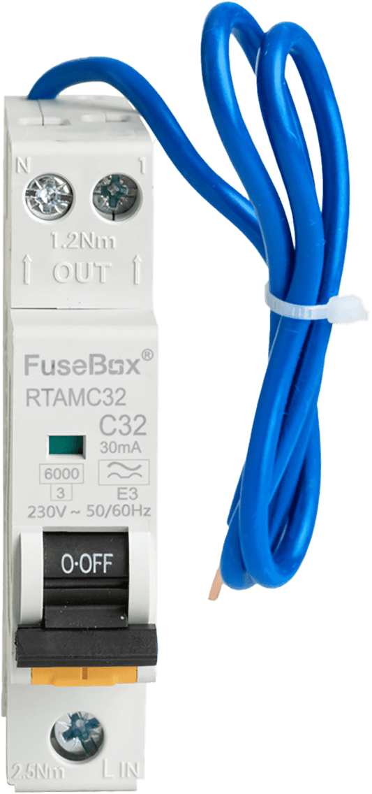 Fusebox *C32 MINI RCBO 6kA 1P+N (SW) 32A C  TYPE A RTAMC32