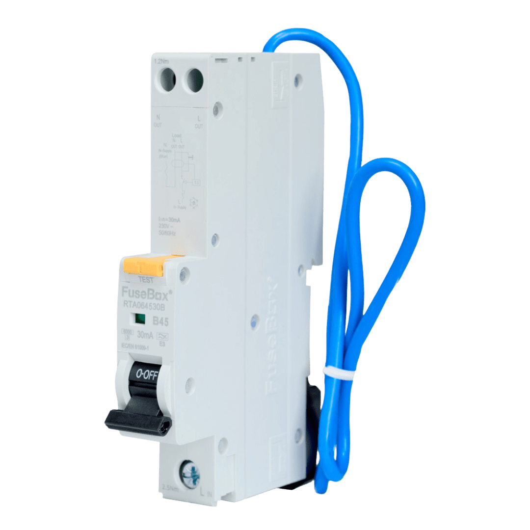 Fusebox TYPE A 45A 30mA B CURVE RCBO RTA064530B