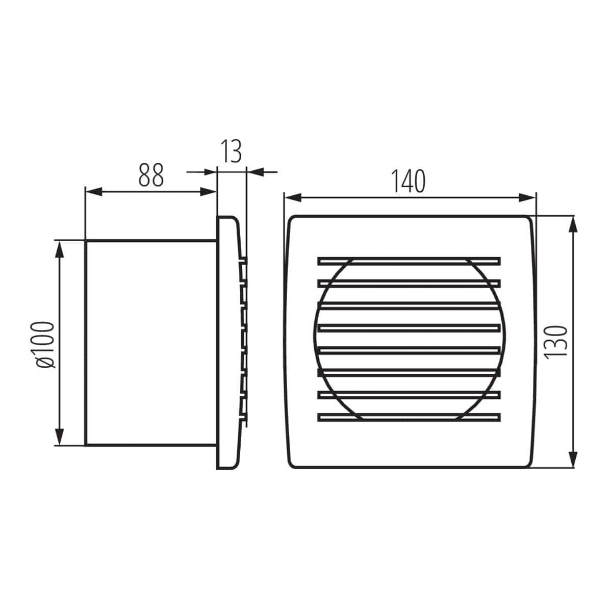 Kanlux Ducted fan CYKLON 70910