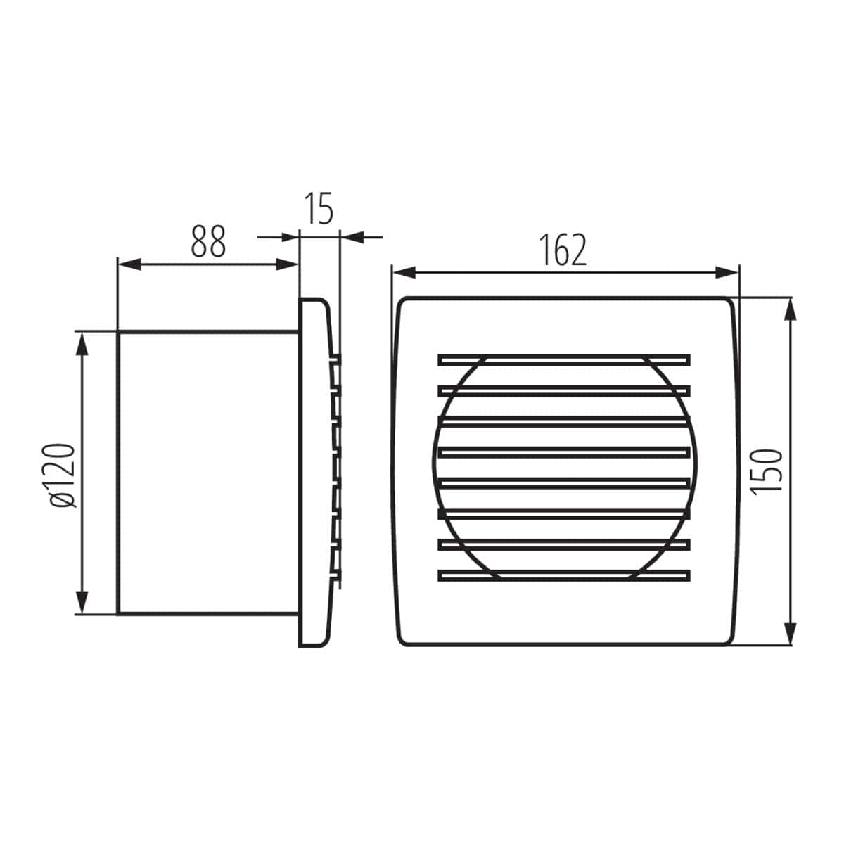 Kanlux Ducted fan CYKLON 70916