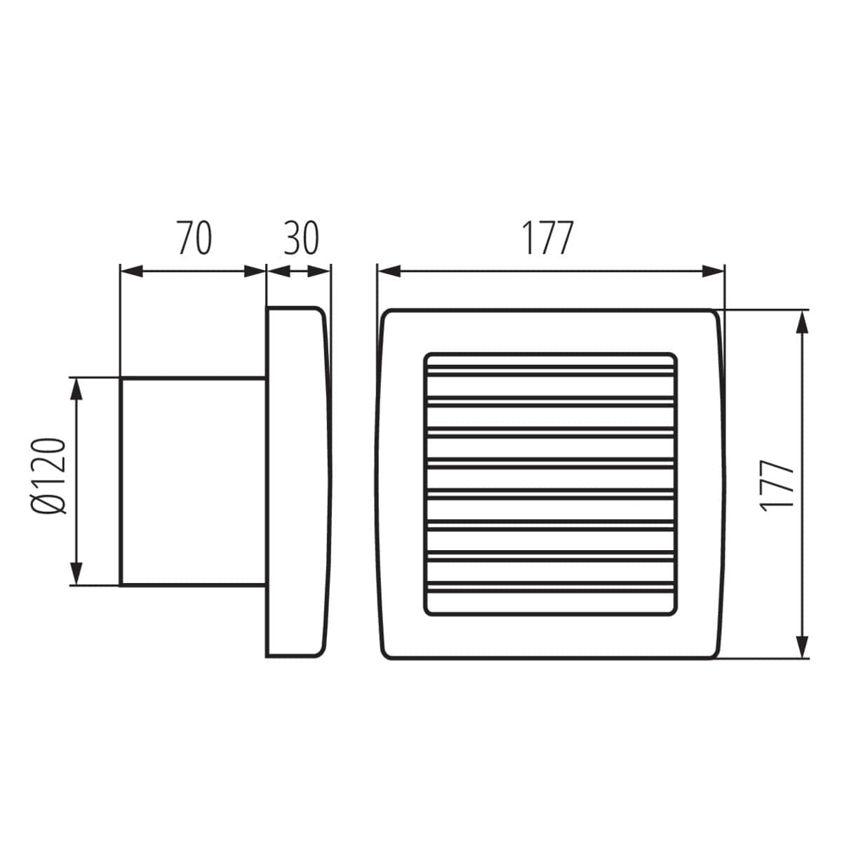 Kanlux Ducted fan TWISTER 70960