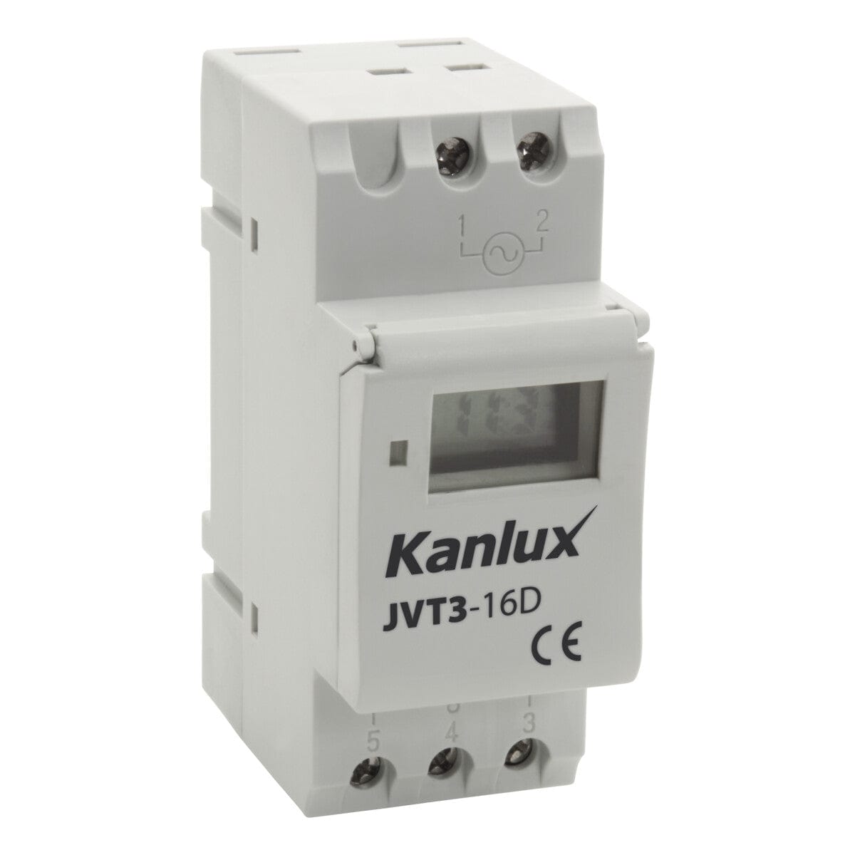 Kanlux Electronic control clock for TH35 rail JVT3 18721