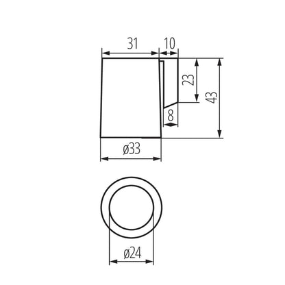 Kanlux Light source fitting HLDR-E14 2173