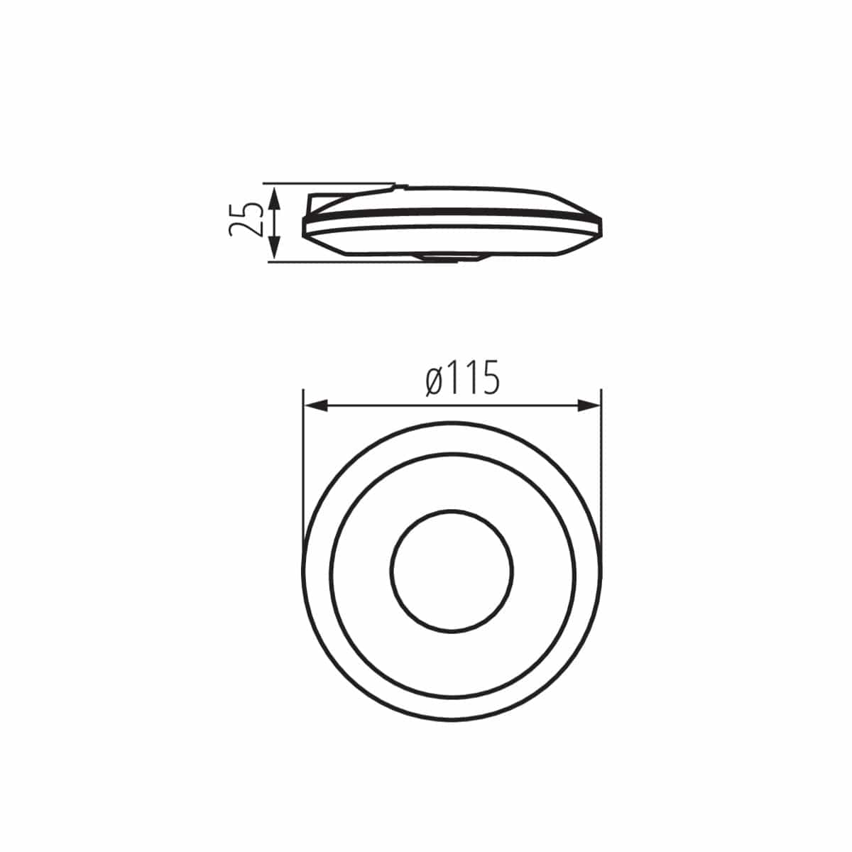 Kanlux PIR motion sensor ZONA 23452