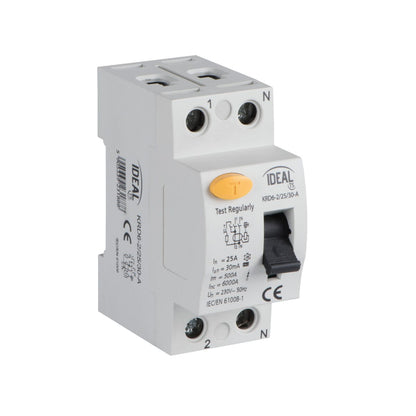 Kanlux Residual-current circuit breaker, 2P KRD6-2 23195