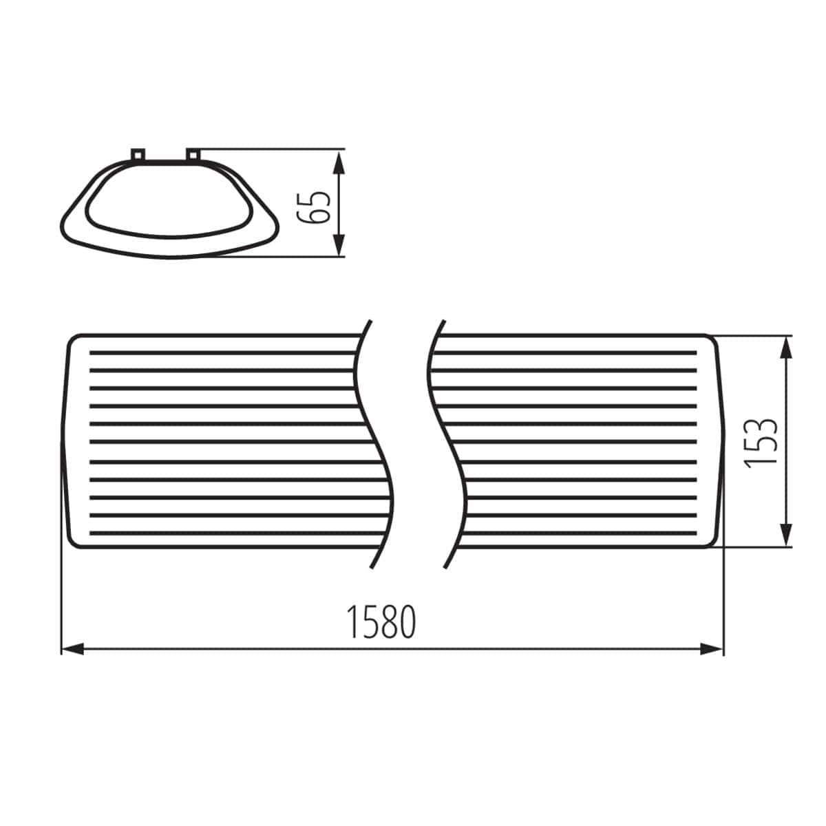 Kanlux T8 LED tube linear fittings MEBA 4LED 26965