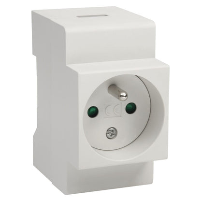 Kanlux TH35 rail-mounted plug-in socket KMFS 19490