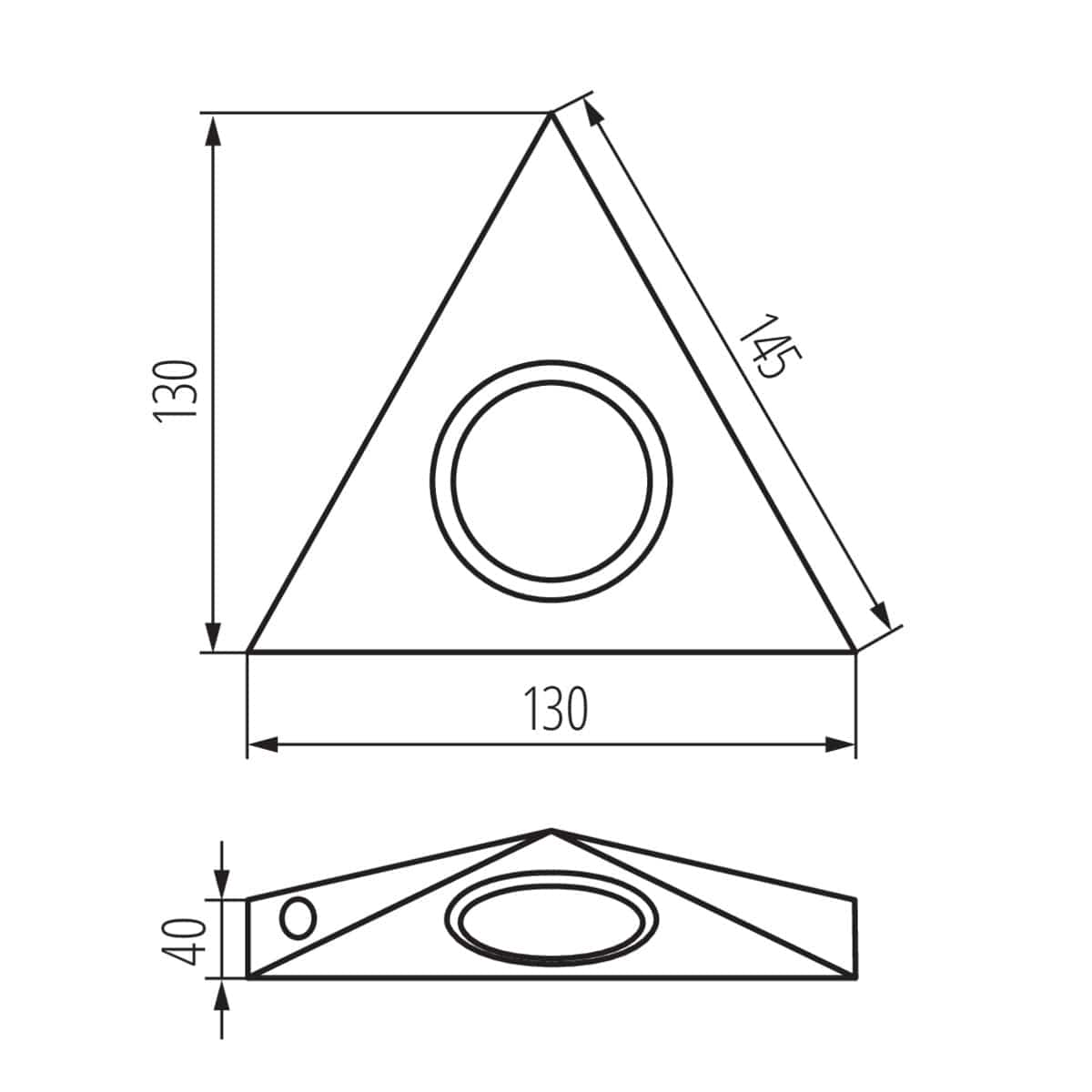 Kanlux Under-cabinet spotlight fitting ZEPO 4386