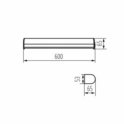 Kanlux Wall-mounted LED light fitting, IP44 ROLSO 26700