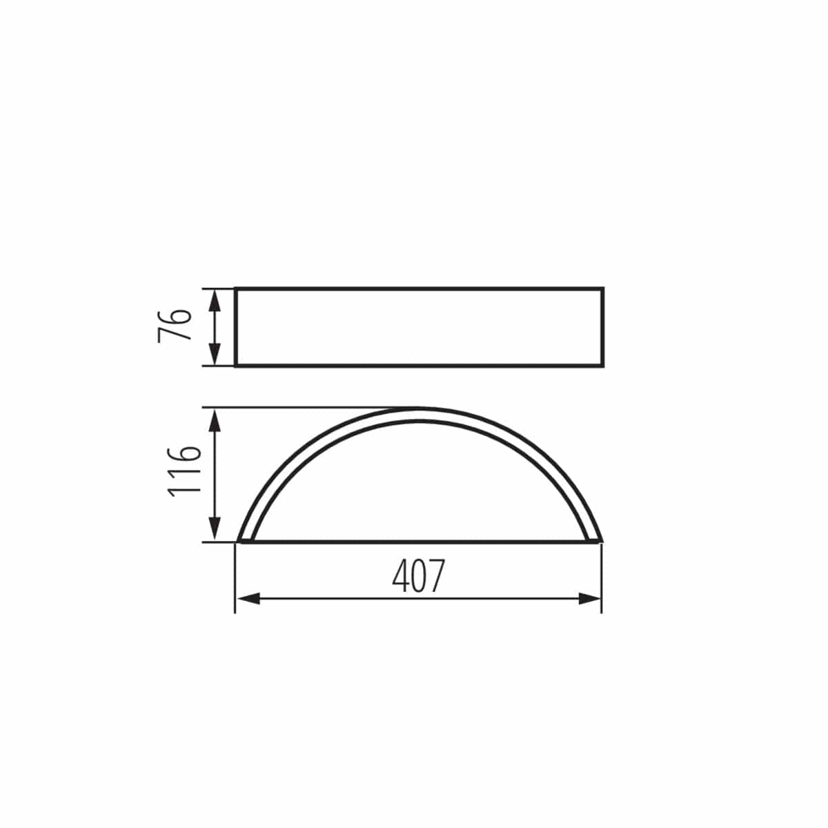 Kanlux Wall-mounted light fitting JASMIN 23756